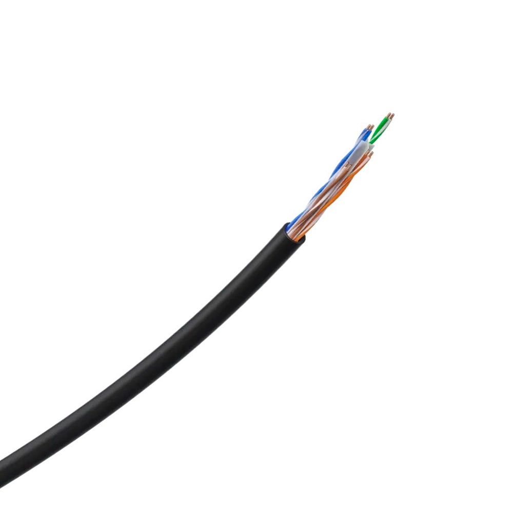 Metro de Cabo de Rede Intelbras Impact Utp Cat6 4P IG6CPR, 100% Cobre - Preto